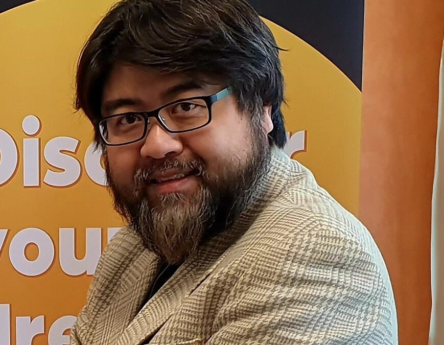 Learner receiving the certificate for the NCFE level 3 CCTV installation training